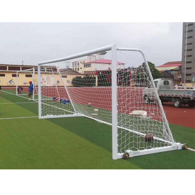 Big Discount Tempered Glass Basketball Backboard Replacement -
 China soccer goal post suppliers football training goal on wheels – LDK