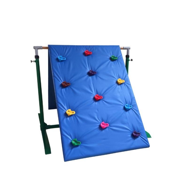 Hot Sale Kids Horizontal Bar + Rock Climbing Mat Gymnastic Equipment