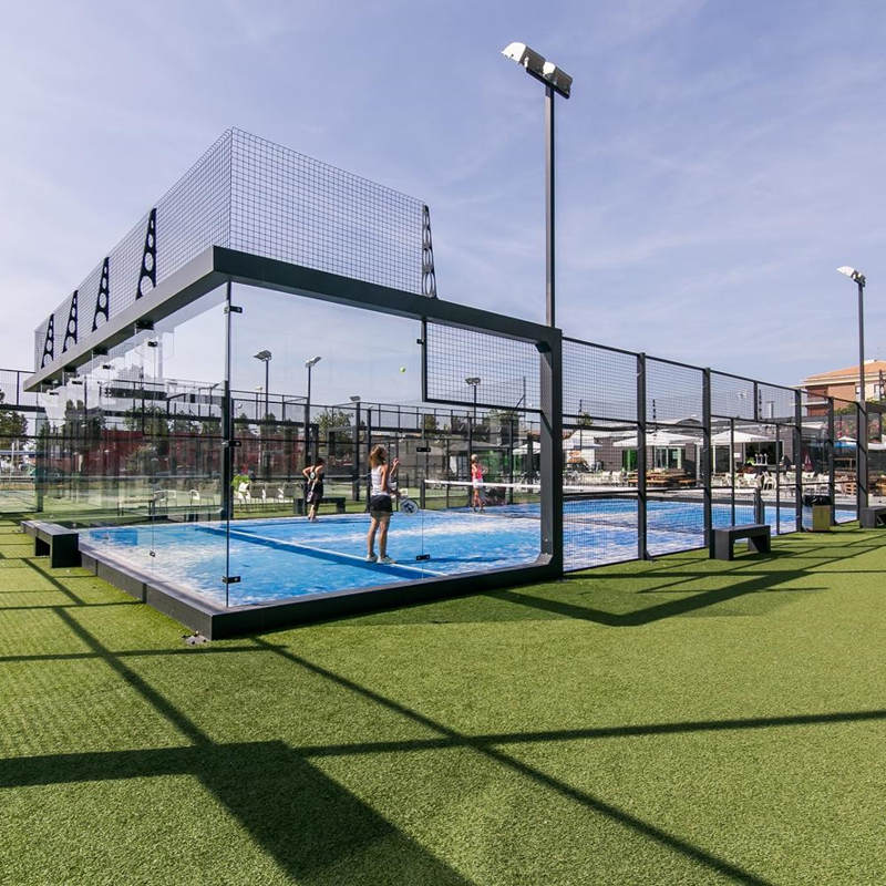 Professional Sport Field Tennis Court Equipment with Steel Fence Cage
