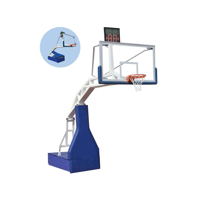 Inside portable basketball match stand hydraulic basketball hoop