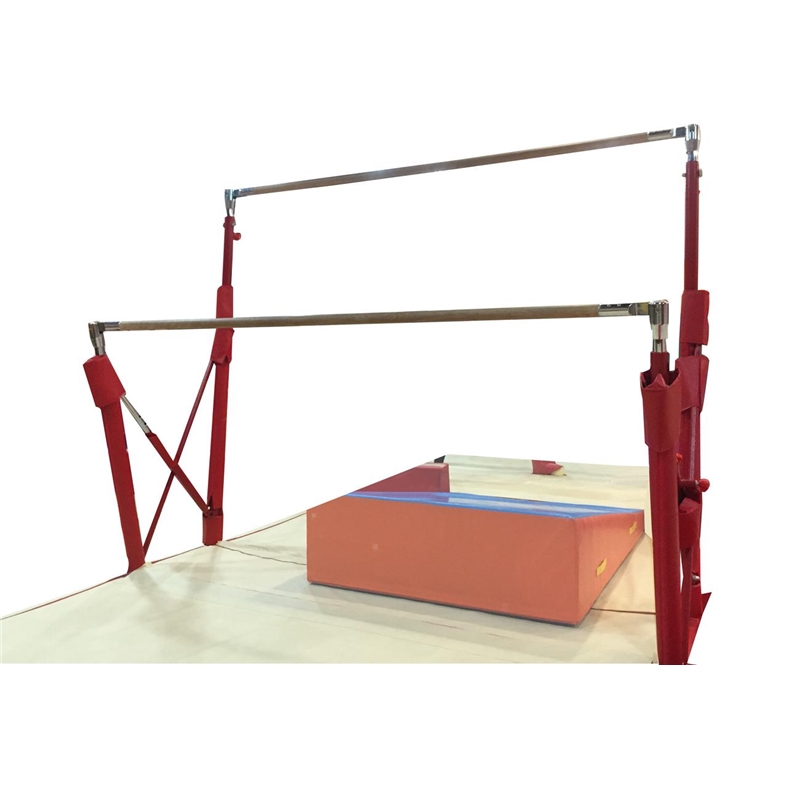 Adjustable gymnastics equipment mini uneven parallel bars for kids