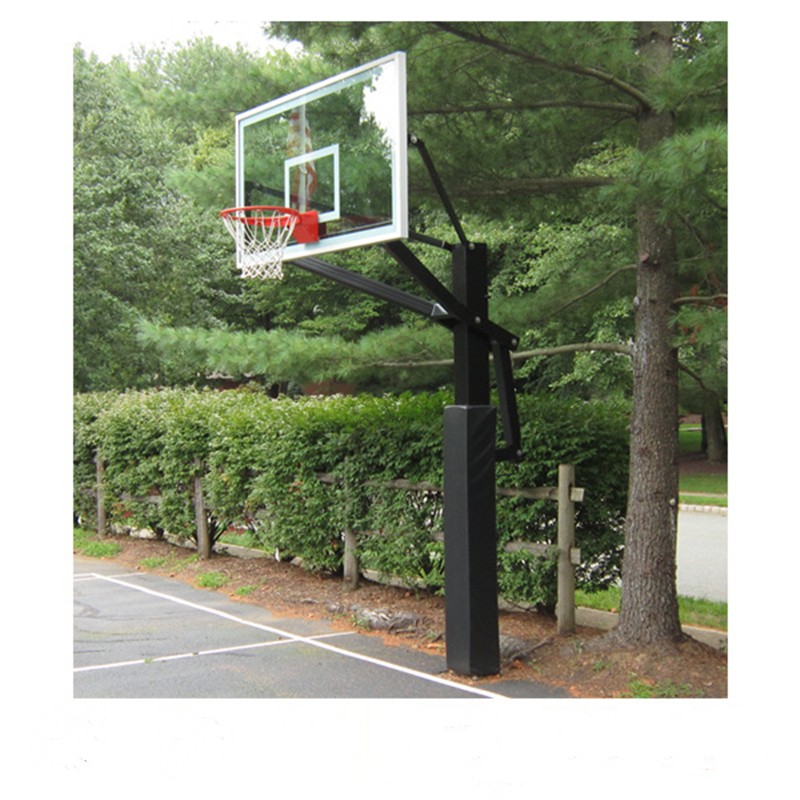 2016 adjustable residential basketball system inground basketball hoop