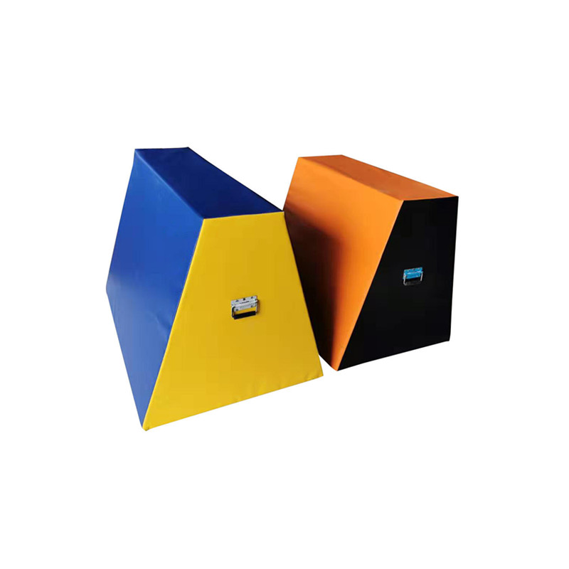 Top quality trapezoidal vaulting box gymnastics equipment parkour baffle