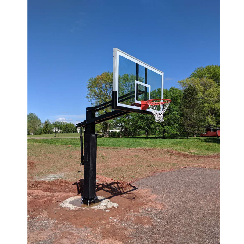 OEM Supply Mini Basketball Rim -
 Adjustable Sports Training Equipment Outdoor in Ground Basketball Hoop – LDK