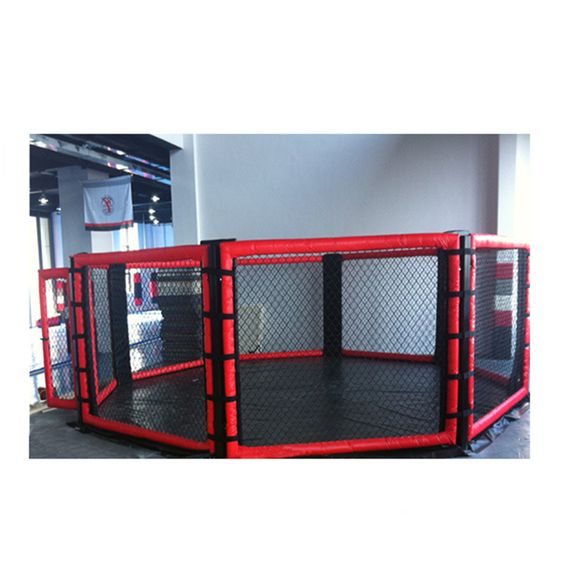 Super Purchasing for Basketball Ring Hoop -
 Custom Octagon Boxing Ring Design Fighting Floor Boxing Ring Wrestling MMA Floor Boxing Cage – LDK