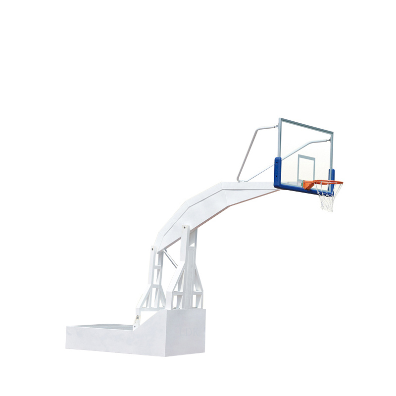 Electric Hydraulic Basketball Stand Hoop Movable Basketball Equipment