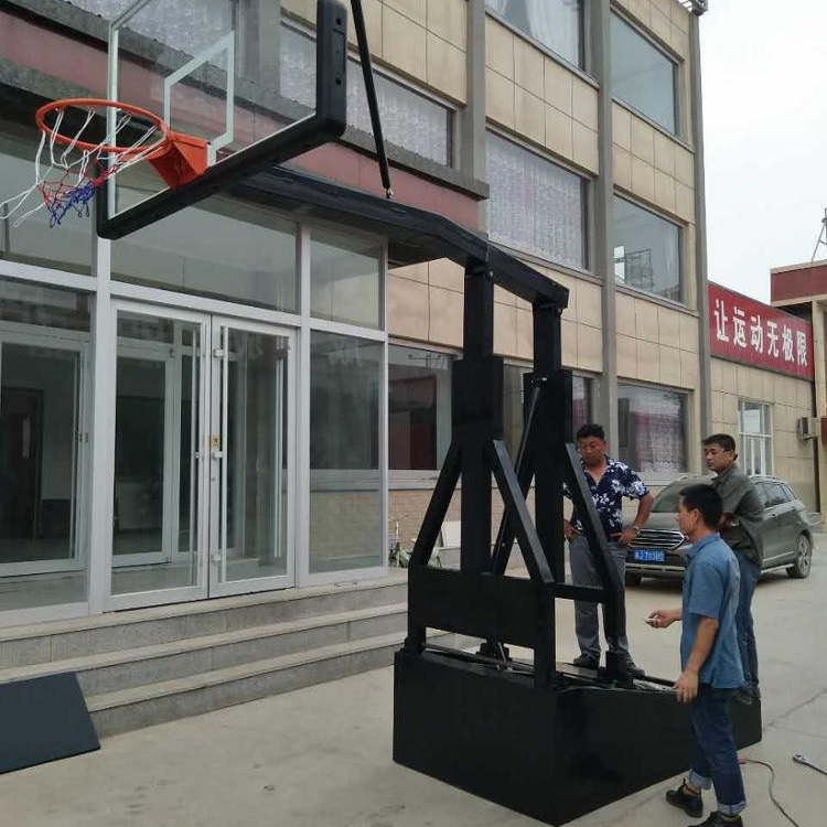 100% Original Adjustable Height Basketball System - Basketball training equipment adjustable basketball stand with tempered glass backboard – LDK