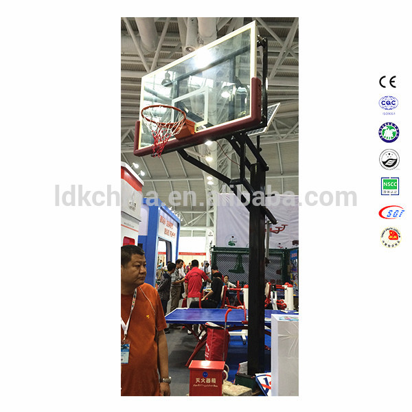 Hot sale height adjustable inground basketball stand office basketball hoop