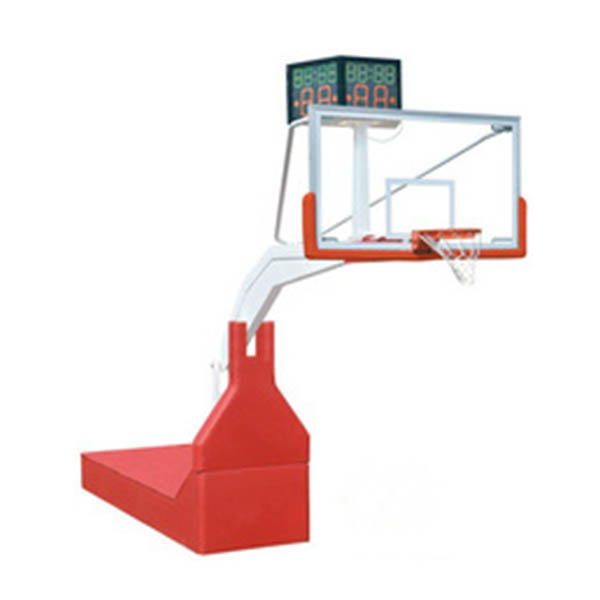 China Gold Supplier for Basketball Backboard For Sale - Professional electric hydraulic basketball stand basketball pole height – LDK