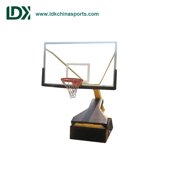 professional factory for Basketball Backboard Mounting Bracket -
 Basketball Training Equipment Portable Hydraulic Basketball Hoop For Sale – LDK