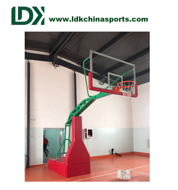 100% Original Factory 8ft Basketball Hoop - Shatterproof steel pipe inside cheap basketball post for sale – LDK