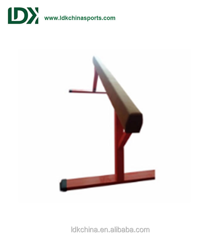 Gymnastic polyurethane wood balance beam for sale