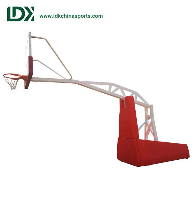 Diaľkové ovládanie Elektrické hydraulické Basketball System Najlepšia cena Basketball Hoop For Sale