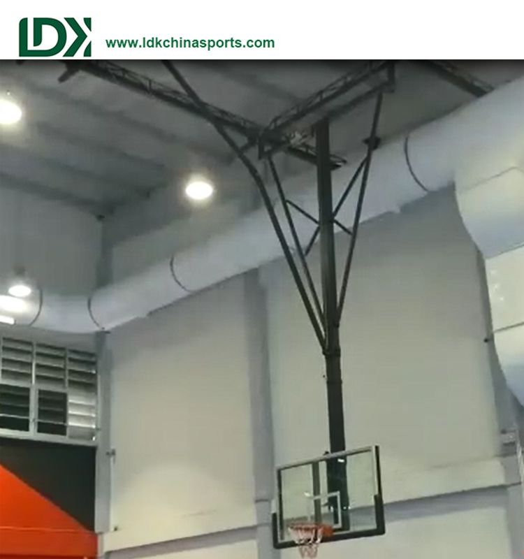 China Factory for Youth Portable Basketballs Goal - Customized Best Training Ceiling Mounted Basketball Hoop For Basketball Club – LDK