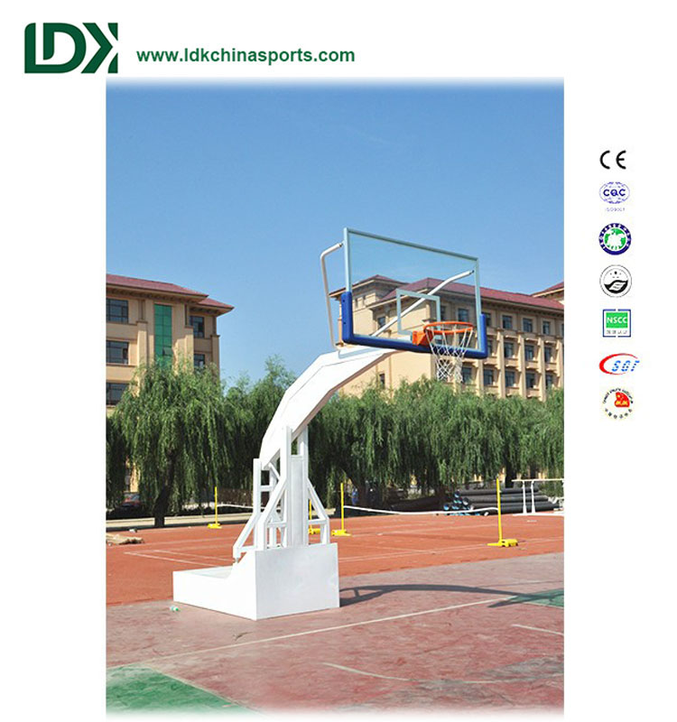 China wholesale Balance Beam - Basketball uprights outdoor hydraulic basketball hoop – LDK