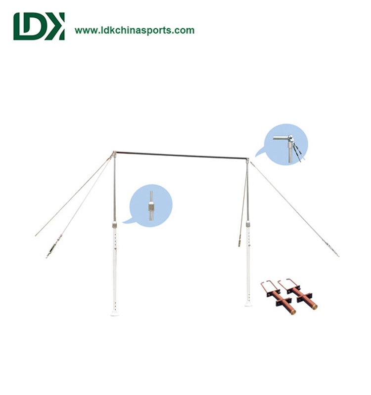 China Cheap price Outdoor Wall Mounted Basketball Hoop -
 Factory direct sale horizontal bar gymnastics single bar – LDK