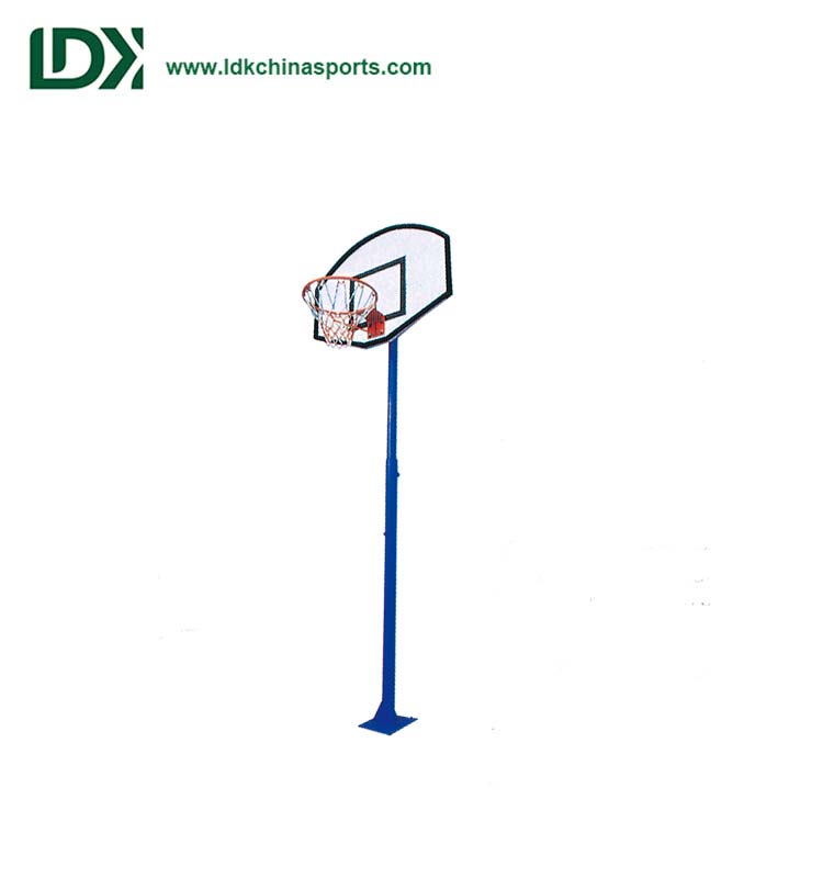 Free sample for Wood Parallettes -
 2.35m goal height basketball post cheap in ground basketball goal – LDK