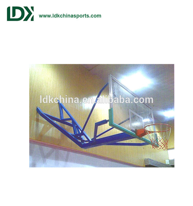 Outdoor sports training equipment wall mounted basketball stand