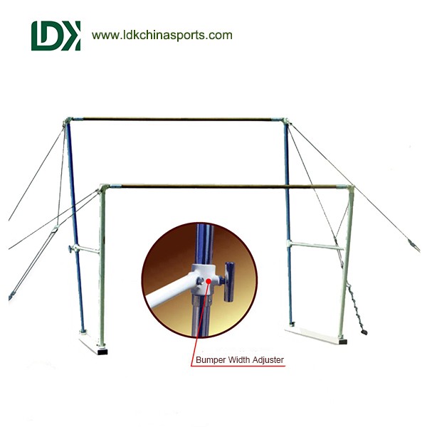 FIG Standard hot gymnastic equipment uneven parallel bar for competition