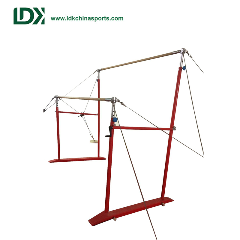 Customized Low MOQ gymnastics training equipment Asymmetric parallels