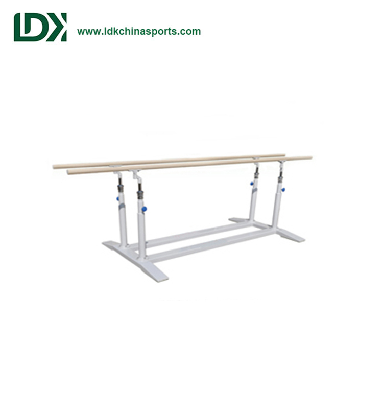 Bottom price Outdoor Gymnastics Bar - High Grade Steel Height Adjustable Parallel Bar For Competition – LDK