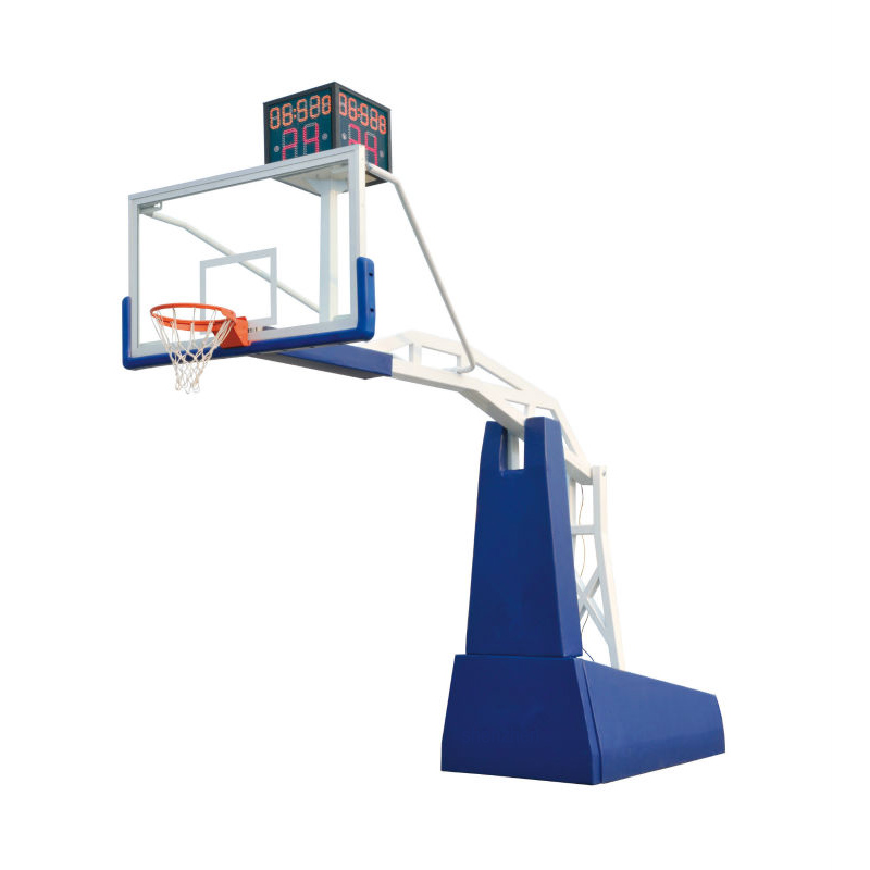 Hot New Products Acrylic Material Backboard For Games -
 Electric Hydraulic basketball stand foldable basketball and hoop – LDK