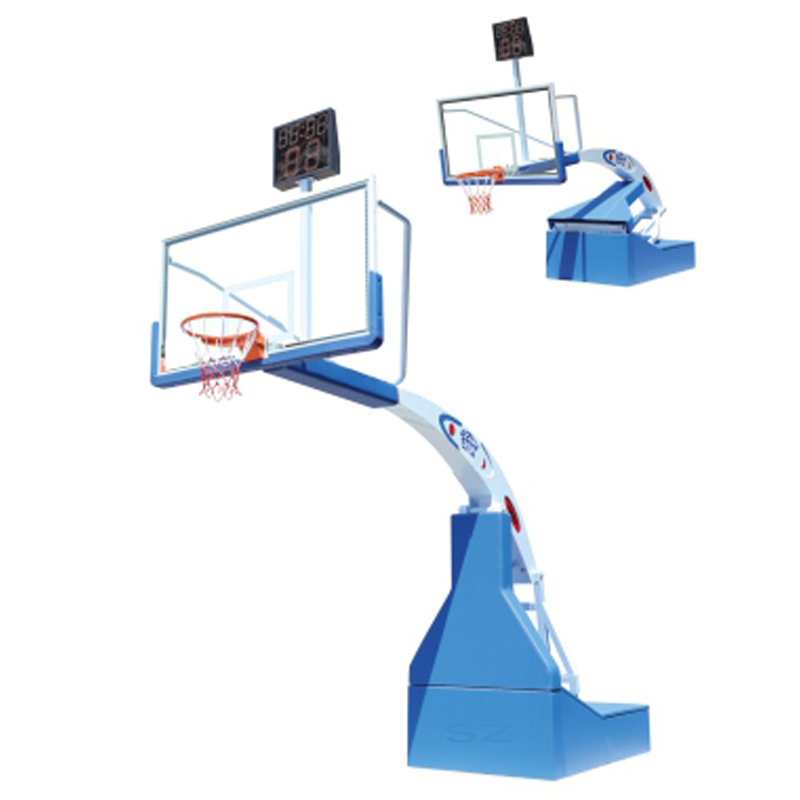 Cheap PriceList for Basketball Stand Adjustable -
 Indoor customiztable  hydraulic basketball stand best portable basketball goal – LDK
