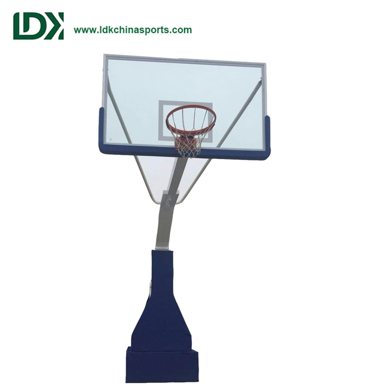 Hot Basketball Equipment Professional Portable Hydraulic Basketball Hoop For Sale