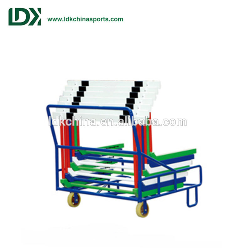 Premium quality durable track and field training hurdles cart