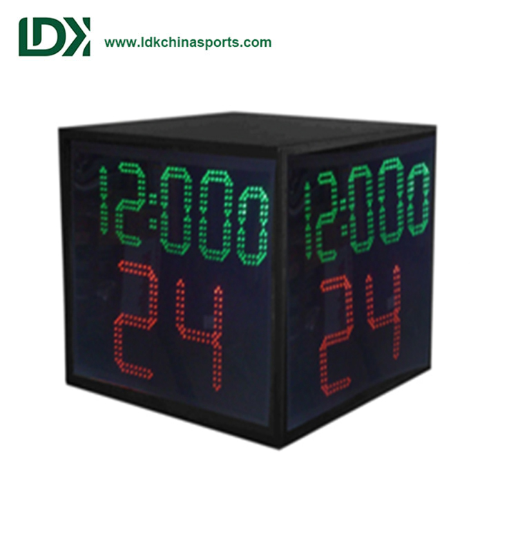 Hot Sale for Gymnastics Bar With Mat - LED Three Sided Basketball 24 seconds Shot Clock for competition – LDK