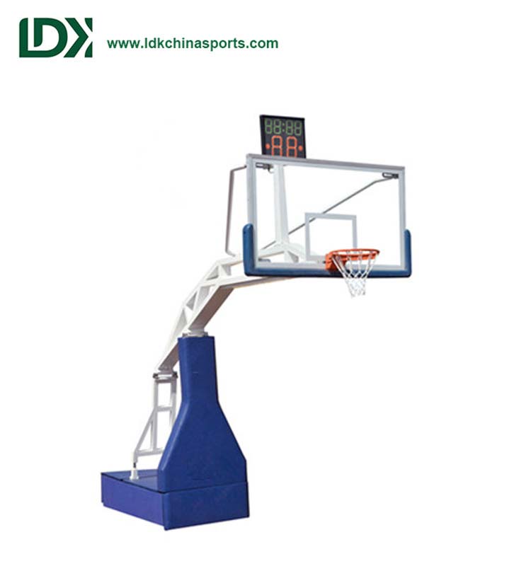 Stadium Training Equipment Portable Hydraulic Basketball Hoop System For Sale