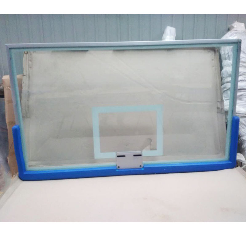 High quality basketball equipment basketball glass backboard for sale