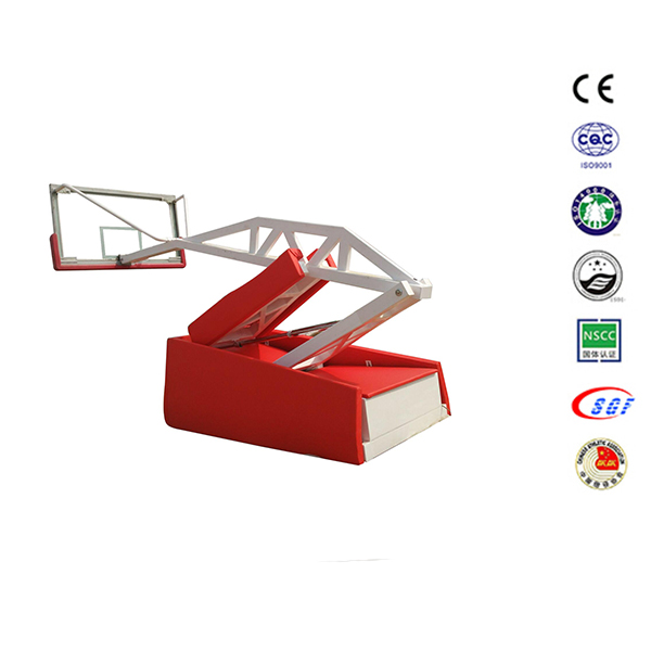 factory customized Folding Electric Treadmill -
 Indoor Portable Basketball Training Equipment Electric Hydraulic Basketball Stand – LDK