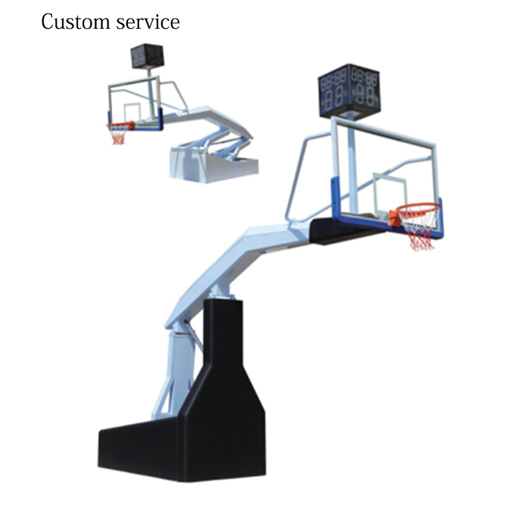 Indoor customizable Training Basketball Hoop Hydraulic Basket Ball Portable Hoop/stand