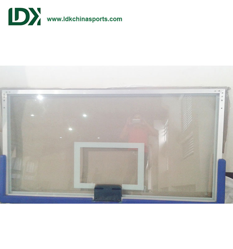 OEM/ODM Manufacturer Wall Mount Basketball Hoop - Chinese manufacture basketball board basketball glass backboard – LDK