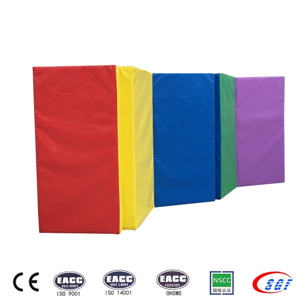 Wholesale Price School Gym Mats For Sale - High grade leather five folding gymnastics mats gym mats – LDK