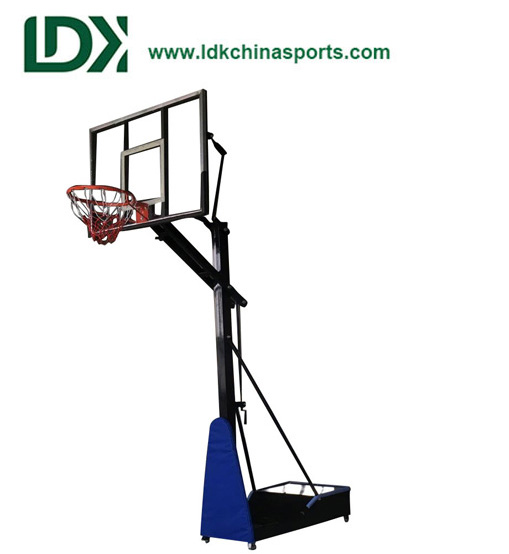Reliable Supplier Custom Basketball Board And Hoop Set -
 2019 Newest Version Height Adjustable Basketball Hoops for Competition – LDK