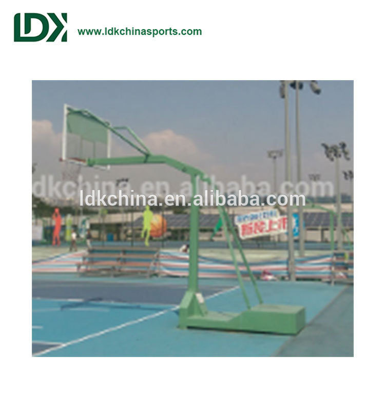 Fitness and recreational facility outdoor basketball stand for competition