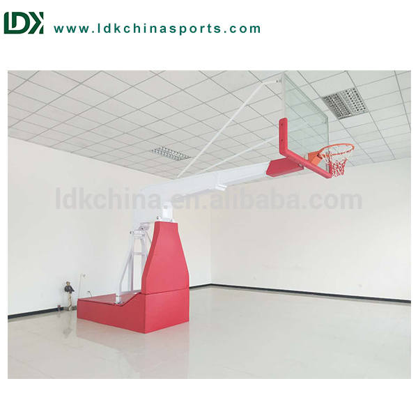 Remote control indoor basketball system portable basketball backboard