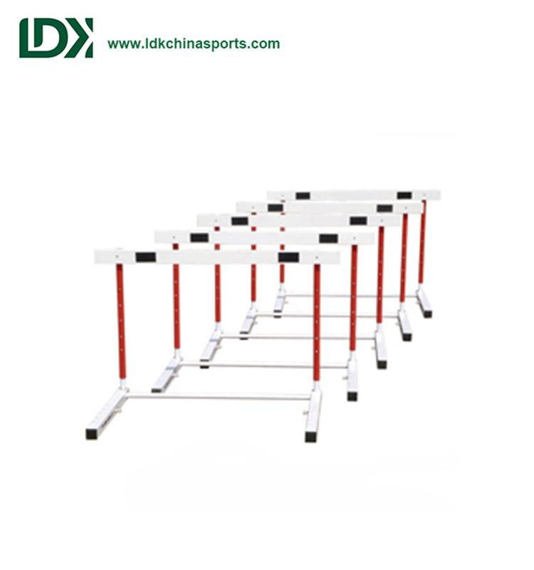 Track and field equipment jumping hurdles for competition