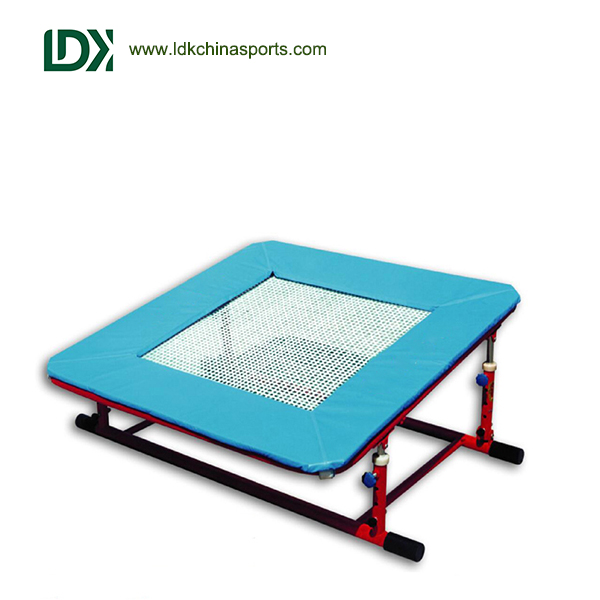 Popular Design for Rhythmic Equipment - Height adjustable Mini tramp gymnastics /small gymnastic trampoline – LDK