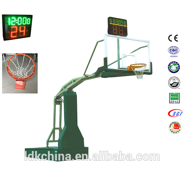 Factory supplied Gymnastics Equipment Near Me -
 Electric Hydraulic basketball ring system basketball stand – LDK