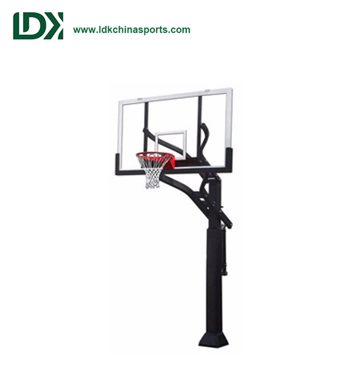 China OEM Tumbling Gym Mat - Factory Price Cheap Height Adjustable Inground Basketball Stand – LDK