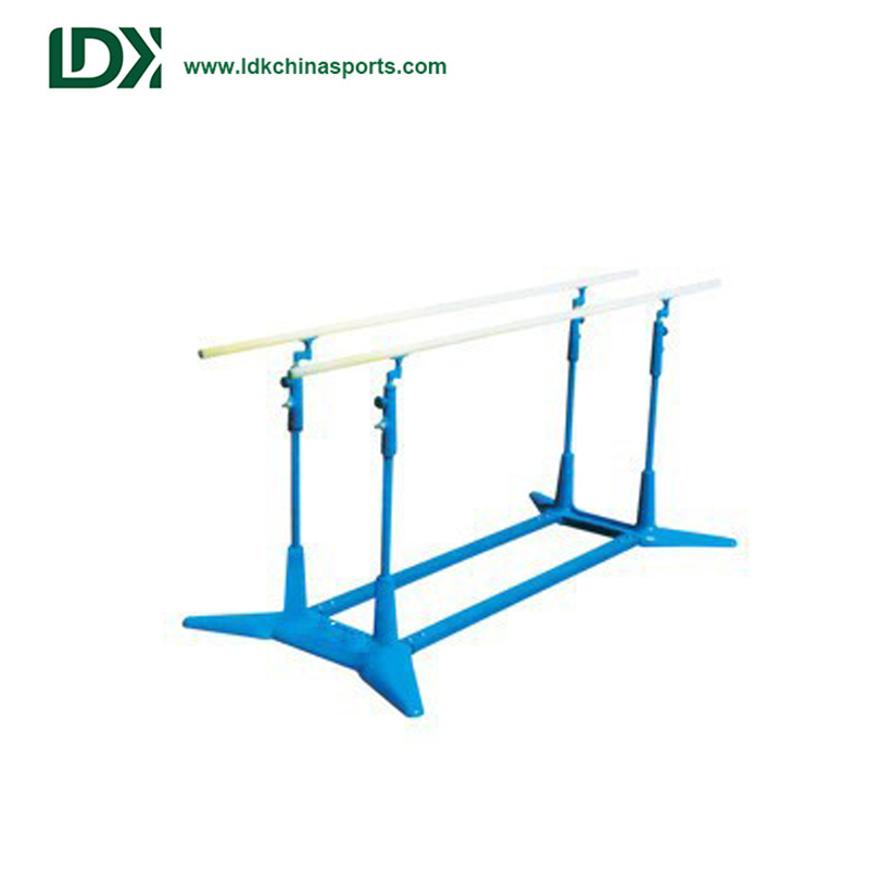 Indoor exercise equipment gymnastics adjustable parallel bars for competition