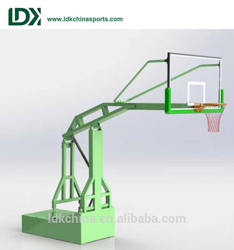 Indoor Hydraulic Portable Basketball Hoop For Competition