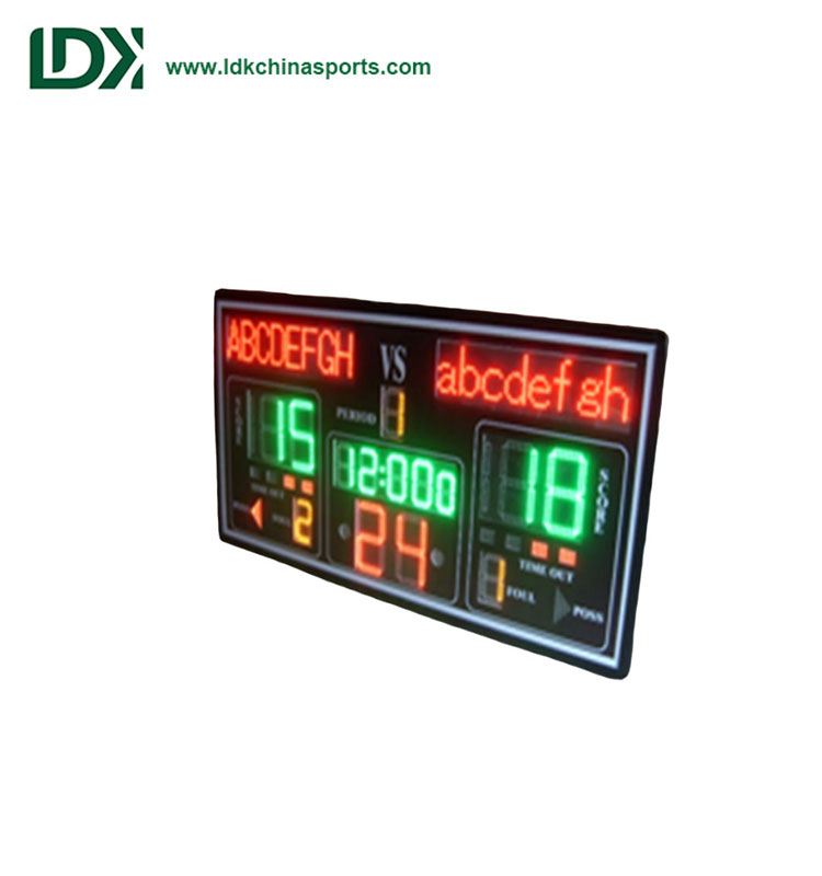 Cheap factory price LED Basketball scoring board manual