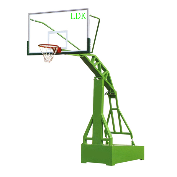 Supporto per canestro da basket idraulico di alta qualità, vendita diretta in fabbrica, per canestro da basket all'aperto