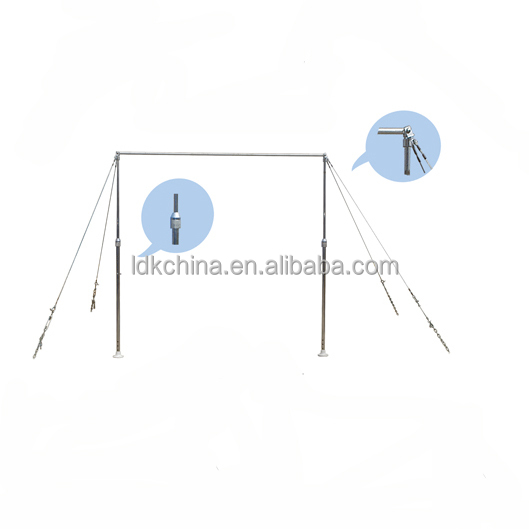 2.55-2.85 m height gymnastics equipment horizontal bar