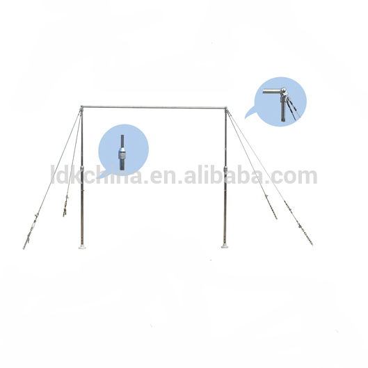 2.55-2.85 m height gymnastics equipment horizontal bar