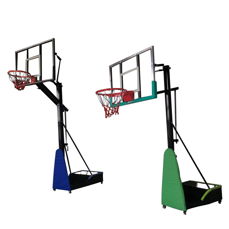 Good Wholesale VendorsMovable Basketball Stands -
 Adjustable Height Youth Hoop On Wheels Portable Basketball Pole Size – LDK